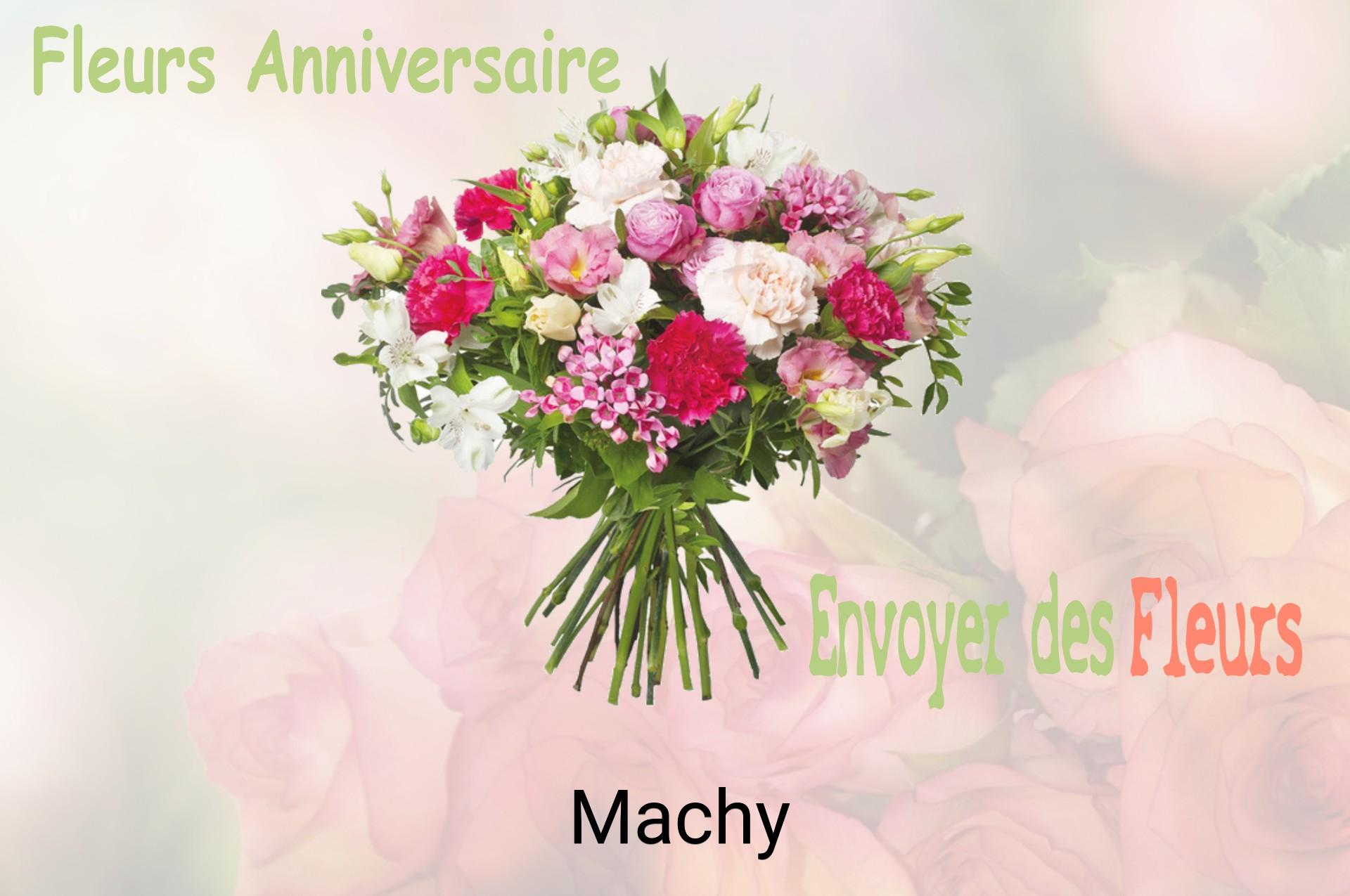 Bouquet de fleurs d’anniversaire livré à Machy