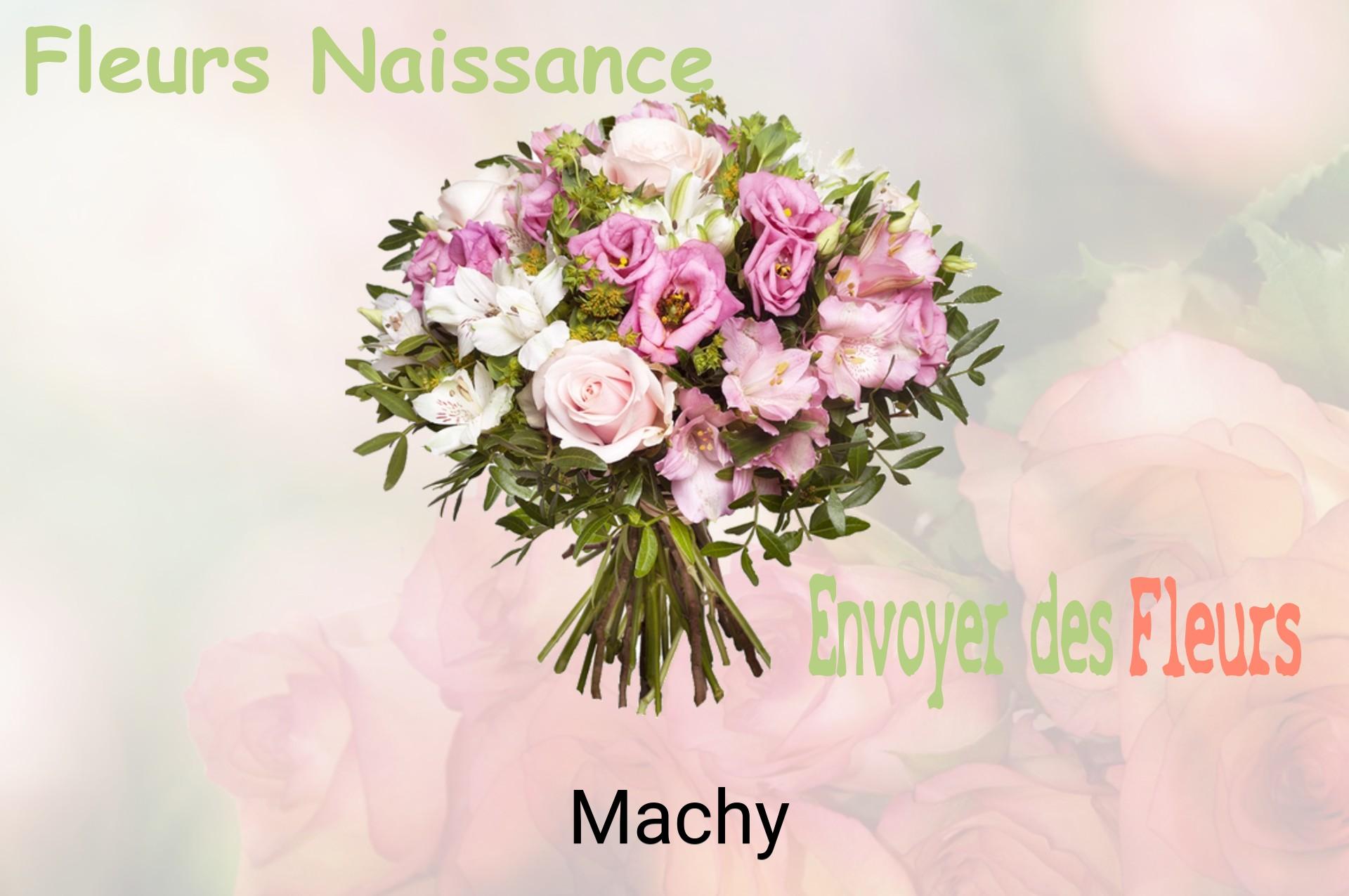 Bouquet de fleurs de naissance livré à Machy